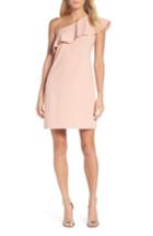 Women's Julia Jordan Ruffle One-shoulder Shift Dress - Pink