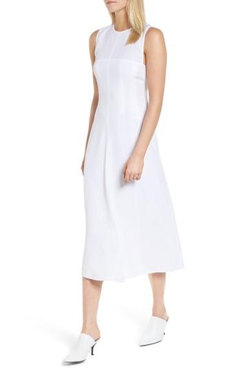 Women's Lewit Corset Detail Midi Dress - White