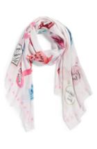 Women's Kate Spade New York Love Potions Scarf, Size - Pink
