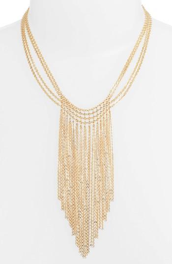 Women's Halogen Waterfall Mesh Necklace