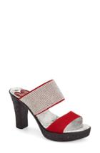 Women's Love And Liberty 'dakota' Crystal Embellished Double Band Sandal