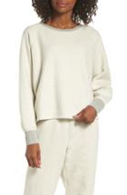 Women's Madewell Fleece Pajama Sweatshirt - Grey