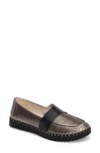 Women's Bernie Mev. Tw74 Perforated Flat Us / 38eu - Metallic