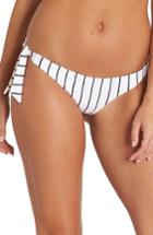 Women's Billabong Beat Stripe Bikini Bottoms - Ivory