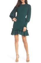 Women's Chelsea28 Ruffle A-line Dress - Green