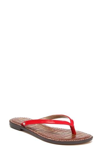 Women's Sam Edelman 'gracie' Sandal M - Red