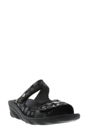 Women's Wolky Bolena Slide Sandal .5-6us / 36eu - Black
