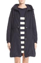 Women's Moncler Tuile Water Resistant Long Raincoat