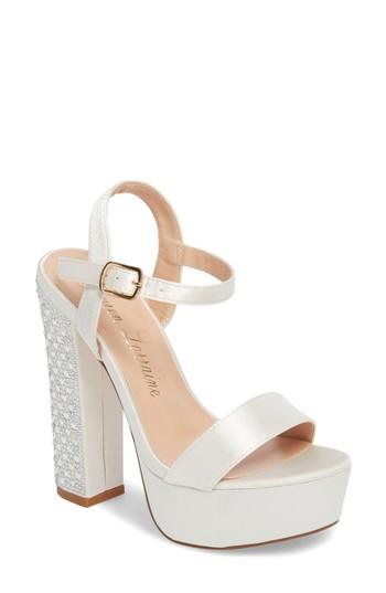 Women's Lauren Lorraine Carly Platform Sandal M - Ivory