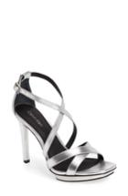 Women's Calvin Klein Vonnie Platform Sandal .5 M - Metallic