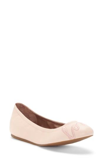 Women's Ed Ellen Degeneres 'langston' Ballet Flat M - Metallic