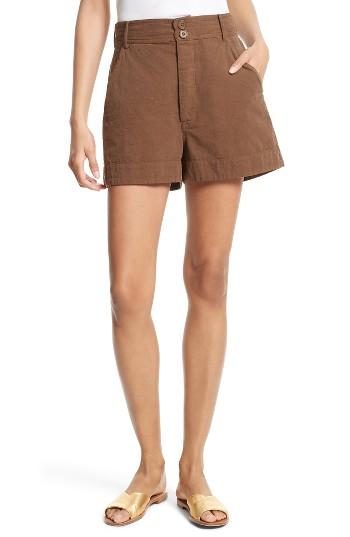 Women's Apiece Apart Merida Cotton Shorts