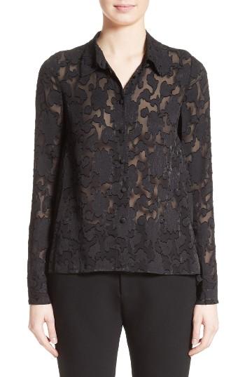 Women's Co Fil Coupe Blouse - Black