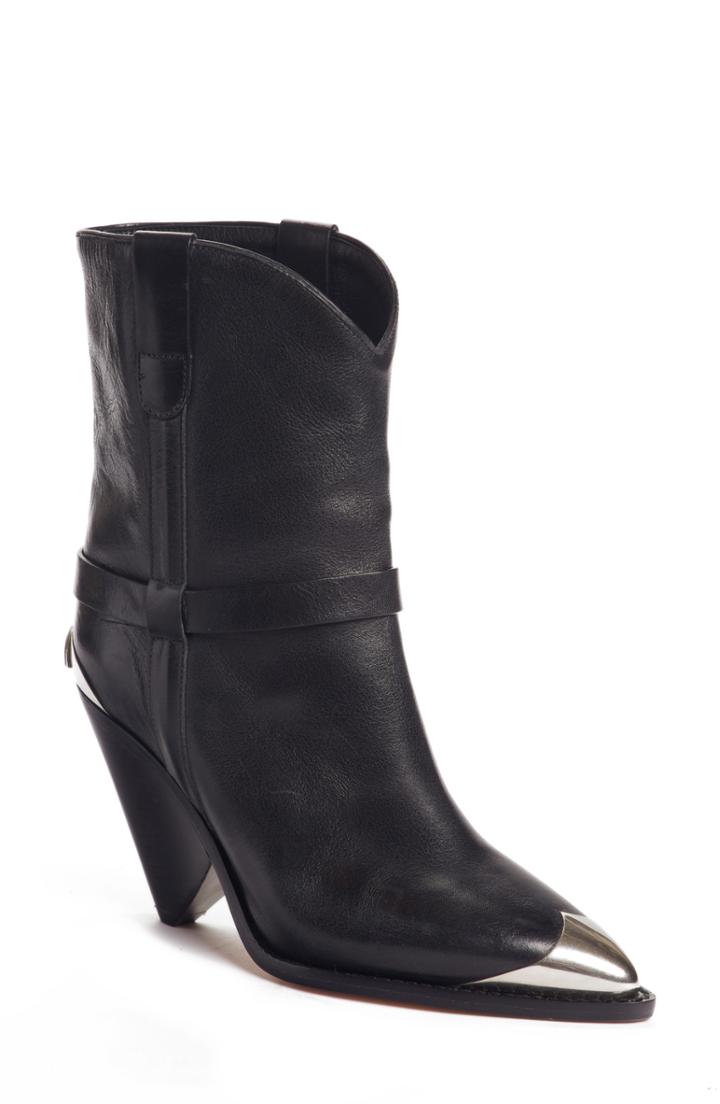 Women's Isabel Marant Lamsy Pointy Toe Boot Us / 39eu - Black