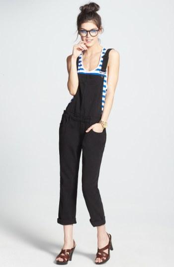 Women's Paige Denim 'sierra' Overalls - Black