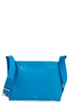 Skagen Slim Anesa Leather Crossbody Bag - Blue