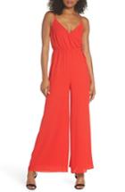 Women's Ali & Jay Lily Pond Faux Wrap Jumpsuit - Red