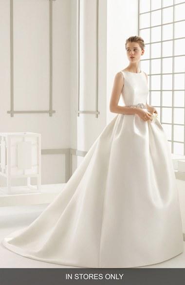 Women's Rosa Clara 'delfos' Beaded Back Ballgown Dress