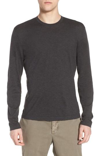 Men's James Perse Fine Gauge Crewneck Sweater (xxl) - Grey