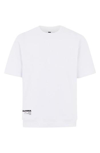 Men's Topman California Graphic Short Sleeve Sweatshirt - White