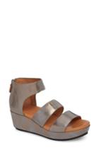 Women's Gentle Souls Milena Wedge Sandal M - Metallic