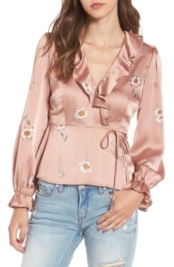 Women's Astr The Label Chantilly Wrap Blouse