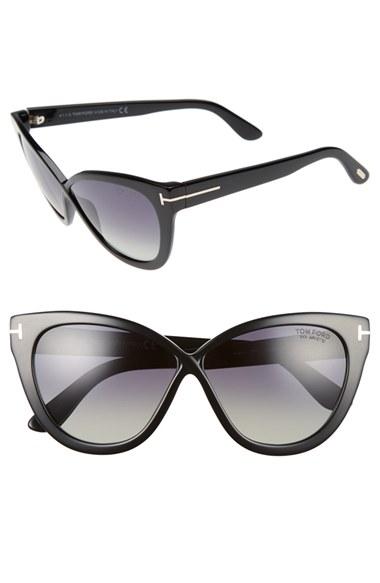 Women's Tom Ford Arabella 59mm Cat Eye Sunglasses -