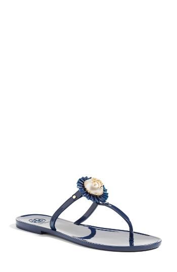 Women's Tory Burch Melody Sandal M - Blue