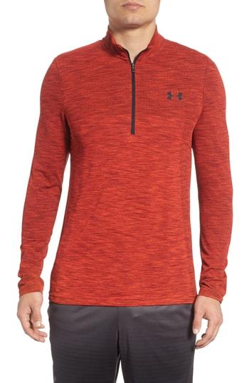 Men's Under Armour Siphon Regular Fit Half-zip Pullover - Red