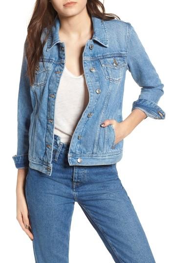 Women's Tommy Jeans Denim Trucker Jacket - Blue