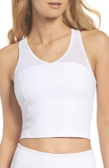 Women's Zella Vivian Crop Tank - White