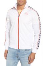 Men's Kappa Anniston Slim Fit Knit Track Jacket - White