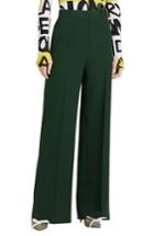 Women's Burberry Stonewood Silk & Wool Pants Us / 36 It - Green
