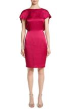 Women's St. John Collection Draped Liquid Crepe Dress