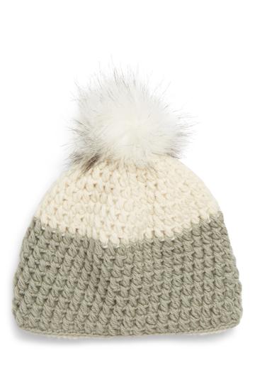 Women's Nirvanna Designs Knit Wool Beanie - Grey