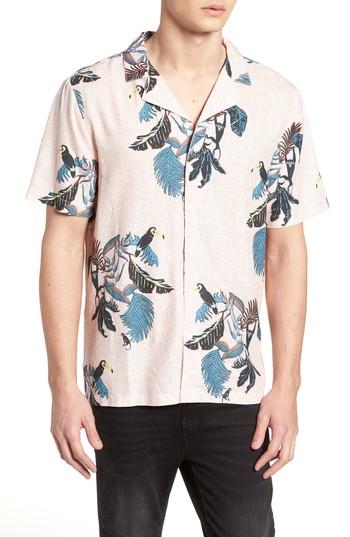 Men's Native Youth Jangala Woven Shirt - Pink