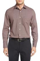 Men's John W. Nordstrom Fit Cotton & Wool Check Sport Shirt
