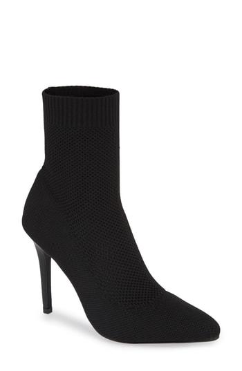 Women's Charles By Charles David Puzzle Sock Bootie M - Black