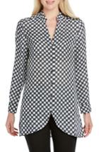Women's Foxcroft Mavery Gingham Tunic Blouse
