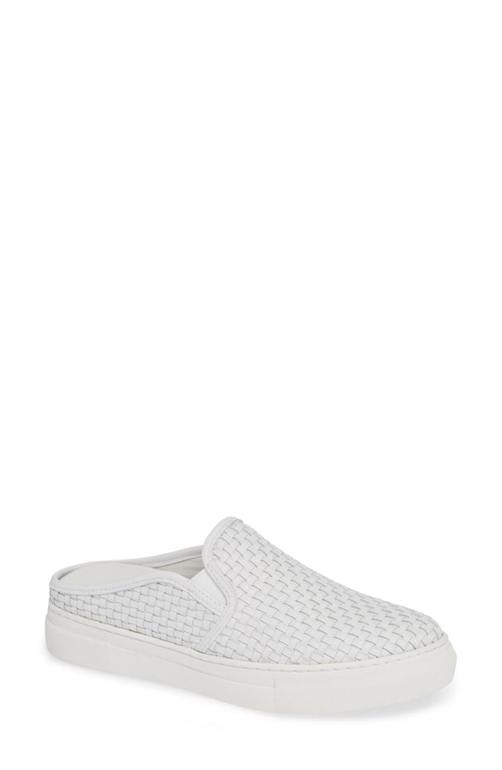 Women's Jslides Fiona Woven Mule .5 M - White