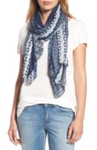 Women's Caslon Batik Marina Wrap, Size - Blue