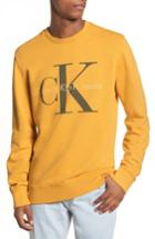 Men's Calvin Klein Jeans Pop Color Sweatshirt - Yellow