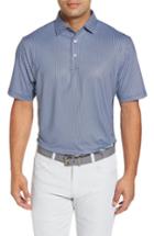 Men's Peter Millar Mordecai Geo Print Stretch Jersey Polo