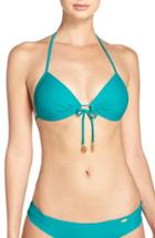 Women's Luli Fama Push-up Bikini Top - Green