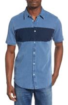 Men's Rvca That'll Do Mix Woven Shirt - Blue