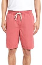 Men's Nordstrom Men's Shop Cotton & Linen Blend Shorts - Red