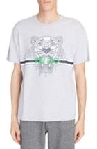 Men's Kenzo Tiger Stripe Graphic T-shirt - Grey