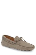 Men's Tod's Laccetto Gommino Driving Shoe .5us / 7.5uk - Grey
