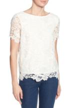 Women's Catherine Catherine Malandrino Cassie Lace Top - White