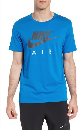 Men's Nike Nsw Air 3 Crewneck T-shirt - Blue